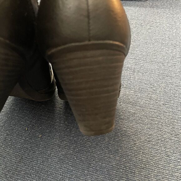 I Love Comfort Shoes Women’s Size 9 Slip On Black Leather Non-Slip Work Office - Picture 10 of 16